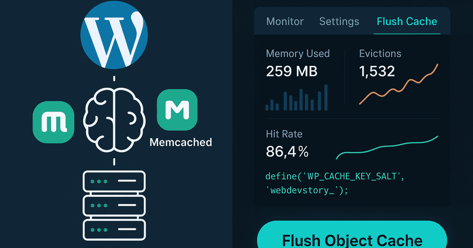 Managing WordPress Object Cache with Memcached: Per-Site Flush, Monitoring & Optimization